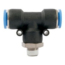 Pu Hose Fitting Tee 12mm-1/4 M