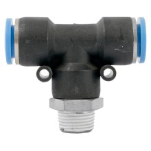 Pu Hose Fitting Tee 12mm-3/8 M