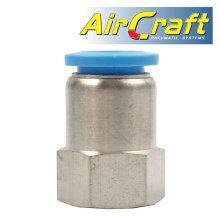 Pu Hose Fitting Straight Stud 12mm-1/4 F