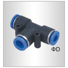 Air Craft Pu Hose Fitting Tee 4mm