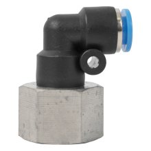 Air Craft Pu Hose Fitting Elbow 6mm-3/8 F