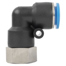 Air Craft Pu Hose Fitting Elbow 12mm-1/4 F