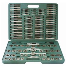 Tork Craft Tap & Die Set 110 Pce - Blow Mould Case 3 - 18mm