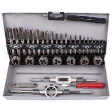 Tork Craft Tap And Die Set 32pce 3-12mm HSS In Steel Case