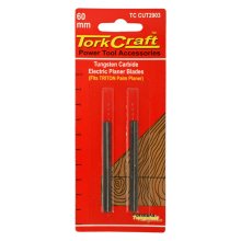 Tork Craft Planer Knives Tungsten 60mm Pair