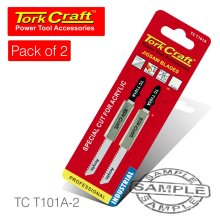Tork Craft T-Sh Jsaw Blade For Acrylic 2.0mm 12tpi 100mm