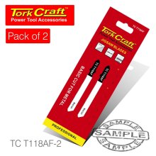 Tork Craft T-Shank Jigsaw Blade For Metal 1.2mm 21tpi 75mm
