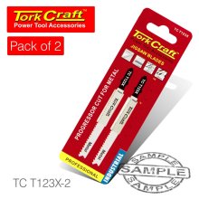 Tork Craft T-Shank Jigsaw Blade For Metal 1.2 - 2,6mm 10tpi 100mm