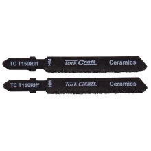 Tork Craft T-Shank Jigsaw Blade For Ceramics 77mm 2pack