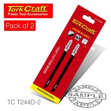 Tork Craft T-Shank Jigsaw Blade Fast Cut For Wood 4mm 6tpi