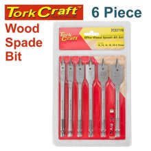 Tork Craft Spade Bit Set 6pce