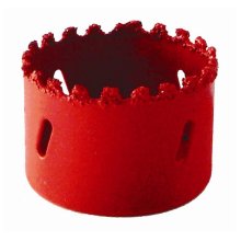 Tork Craft Hole Saw Carbide Grit 70mm - Red