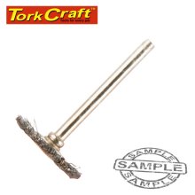 Tork Craft Mini Carbon Steel Brush 19.1mm Wheel 3.2mm Shank
