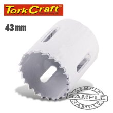 Tork Craft Hole Saw Bi-Metal 43mm
