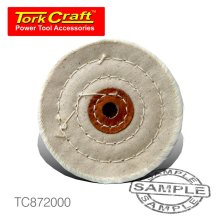 Tork Craft Buffing Pad - Medium 100mm To Fit 12.5mm Arbor/Spindle