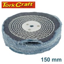 Tork Craft Colour Buff/Mop 150mm X 2 Section X 30mm Thick 1/2" Hole
