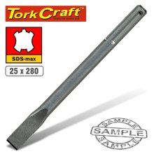 Tork Craft Chisel SDS Max Flat 280 X 25mm