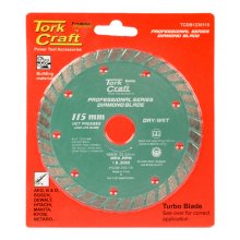 Tork Craft Dia.Bld.115mm Turbo Hot Pressed