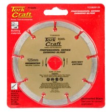 Tork Craft Diamond Blade Segmented 125x22.22mm Sintered Profesional