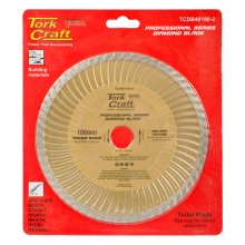 Tork Craft Diamond Blade 180x25.4mm Turbo Wave