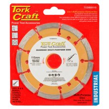 Tork Craft Diamond Blade Multi Purp. 115mm Hard & Soft Mat.