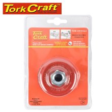 Tork Craft Wire Cup Brush Crimped Plain 75mmxm14 Blister