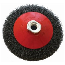 Tork Craft Wire Cup Brush Crimped Bevel Plain 115mmxm14 Blister