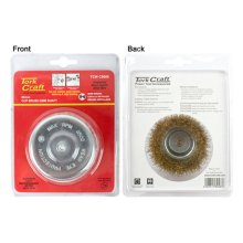 Tork Craft Wire Cup Brush 80mm X 6mm Shaft Blister