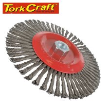 Tork Craft Wire Cup Brush Single Section Twisted Plain 175mmxm14 Blister