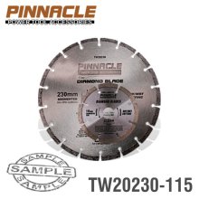 Pinnacle Diamond Blade 230mmx22.22mm+115mmx22.2mm Segemented