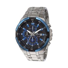 Eedifice SS Date Black Blue I