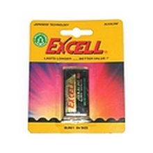Excell 9v Alkaline Battery Card 1 LR61