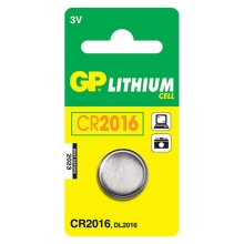 GP CR2016 Lithium Battery Card 1
