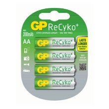 GP Recyko NIMH AA Rechargeable 4 Pack