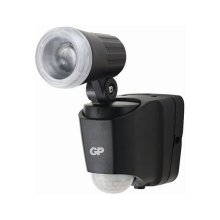 GP Cordless Lite RF1 Outdoor Sensor Light Black