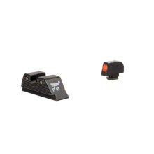 Trijicon HD XR Night Sight Set MOS Fit Rear— Orange Front Outline for Glock