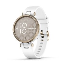 Garmin Lily - Cream Gold - White Silicone