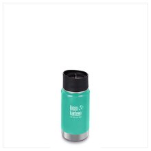 Klean Kanteen 12oz Wide Vacuum Insulated (w/Café Cap 2.0) Sea Crest Klean Kanteen 12oz Wide Vacuum Insulated (w/Café Cap 2.0) Sea Crest
