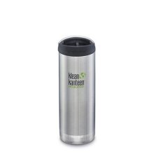 Klean Kanteen 16oz TKWide (w/Cafe Cap) Brushed Stainless Klean Kanteen 16oz TKWide (w/Cafe Cap) Brushed Stainless