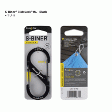 Nite Ize S-Biner Slidelock #4 - Black (LSB4-01-R3)