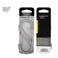 Nite Ize S-Biner S/Steel Double Gated Carabiner #5 - Stainless (SB5-03-11)