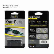 Nite Ize Knotbone Cord Lock #3 - 4 Pack (KCL3-01-4R7)