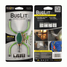 Nite Ize Buglit LED Micro Flashlight - Black/Lime
