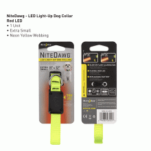 Nite Ize Nite Dawg Led Dog Collar - Xs - Neon Yellow (NND-03-33XS)