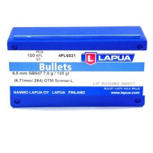 Lapua Bul 6.5MM 120GR Scenar-L (100)