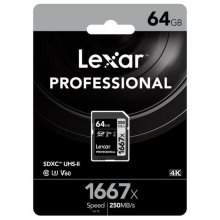 Lexar SD PRO 1667x 64GB