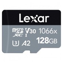 LEXAR SD Micro 1066X 128GB + SD Adapter