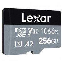 LEXAR SD Micro 1066X 256GB + SD Adapter