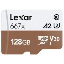 Lexar SD Micro High Speed 667x 128GB + SD Adapter