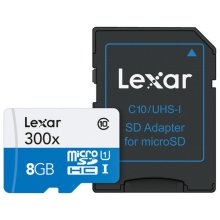 Lexar SD Micro 300x 8GB C10/UHS-I